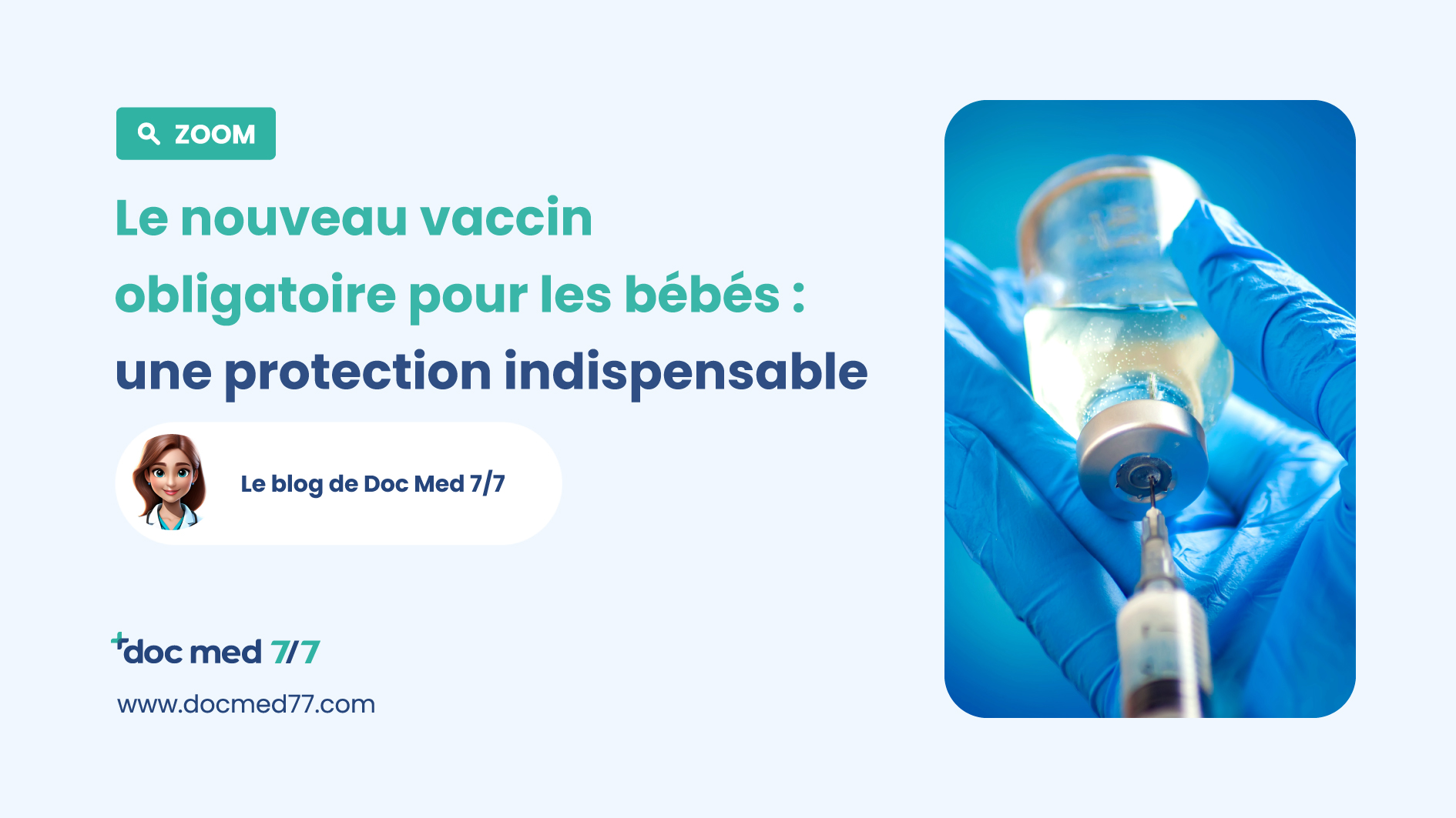 Le nouveau vaccin obligatoire pour les bébé . . .